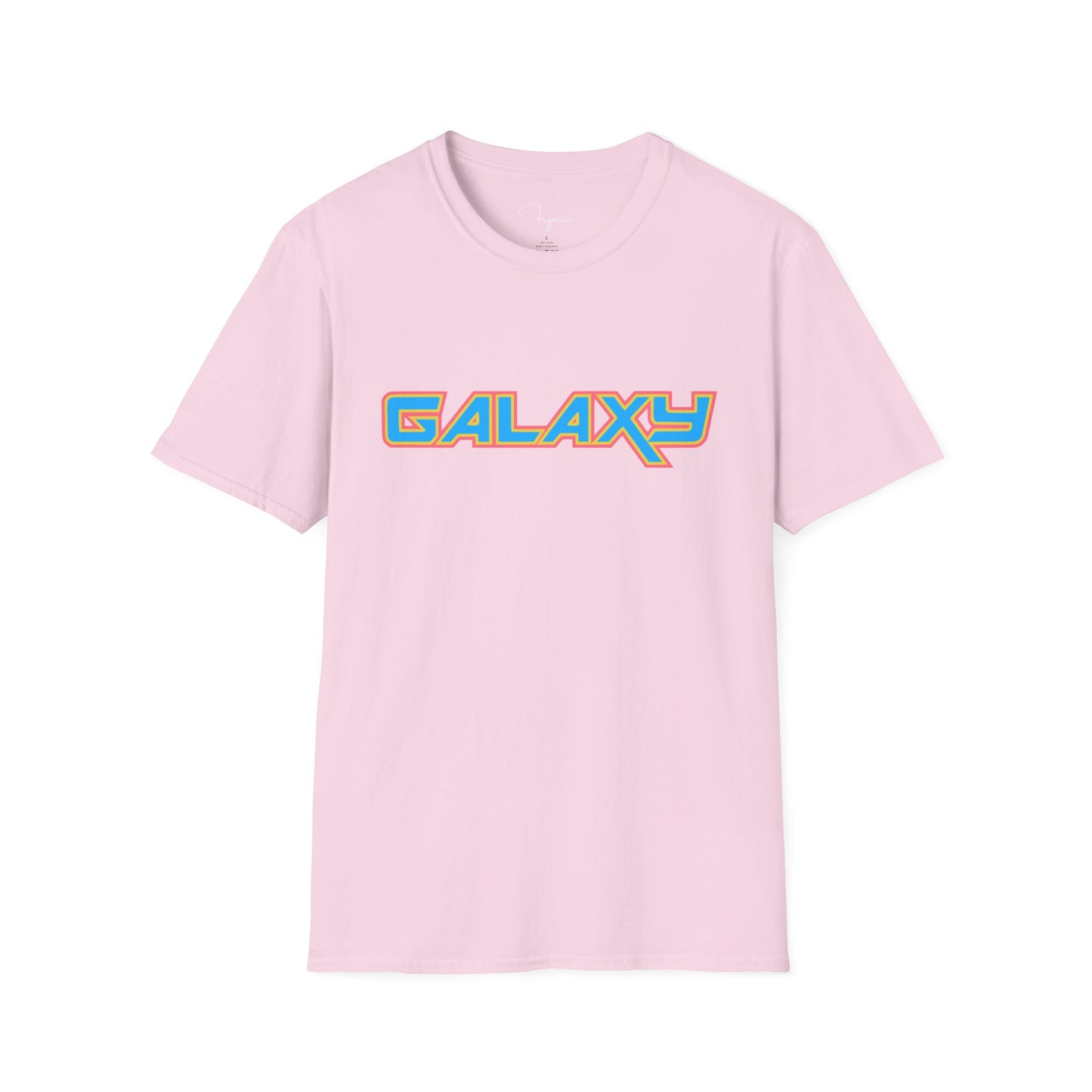 Galaxy Gildan Softstyle Tee w/ Pink