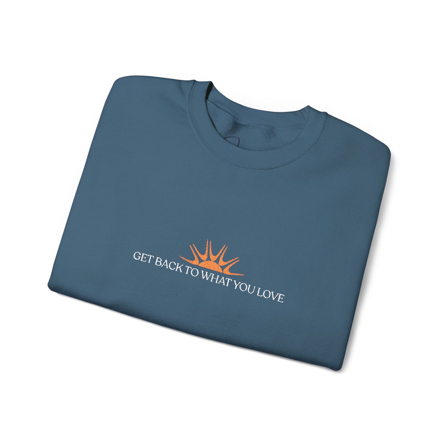 Embroidered Classic Get Back to What You Love TheraWest Crewneck