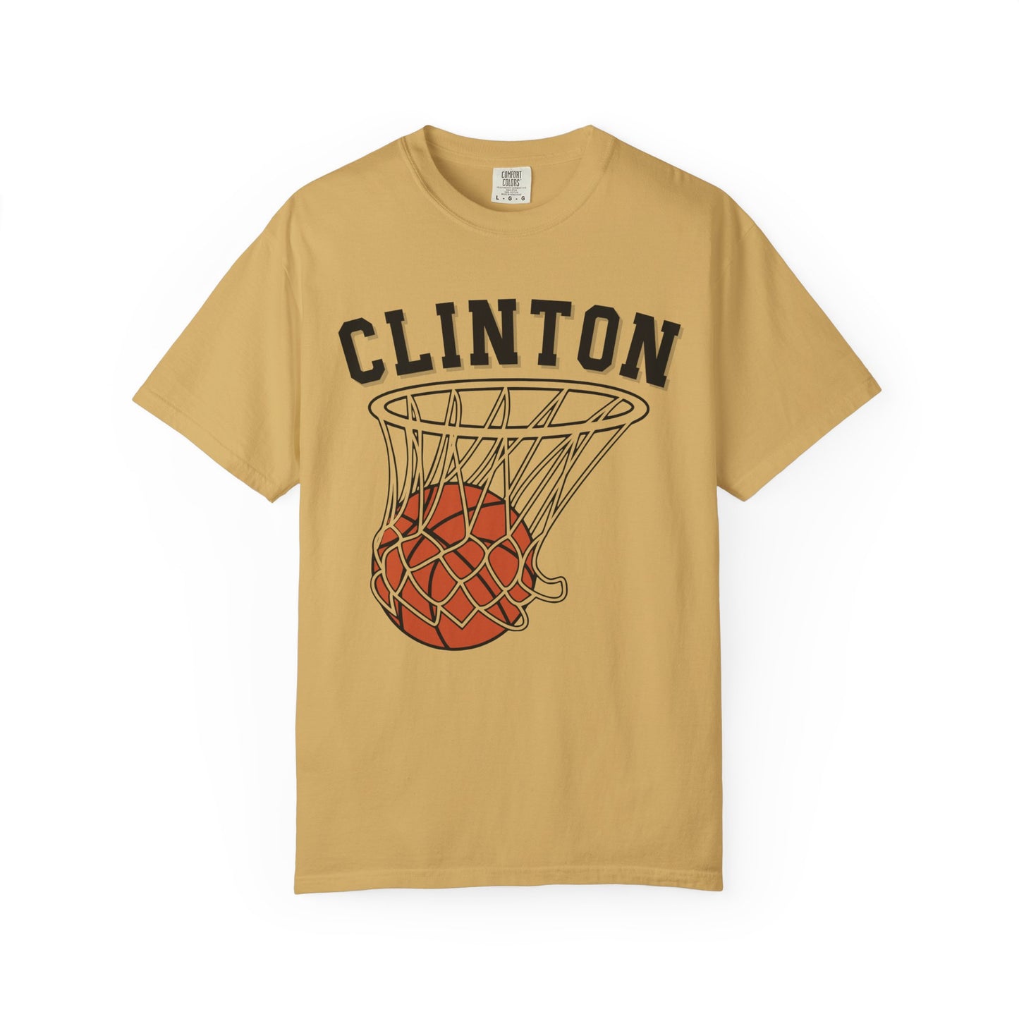 Clinton Basketball Comfort Colors Tee