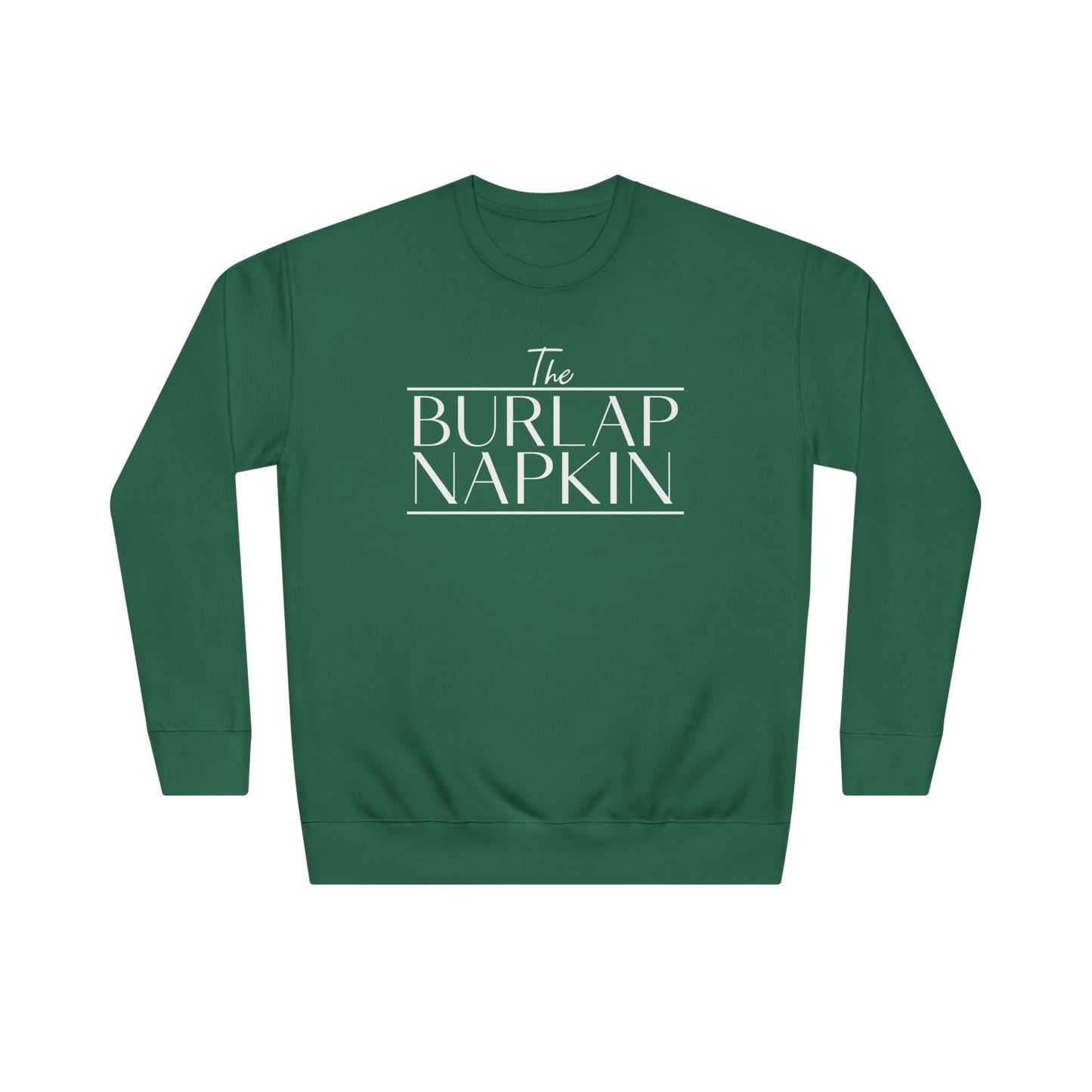 Unisex Crew Sweatshirt The Burlap Napkin