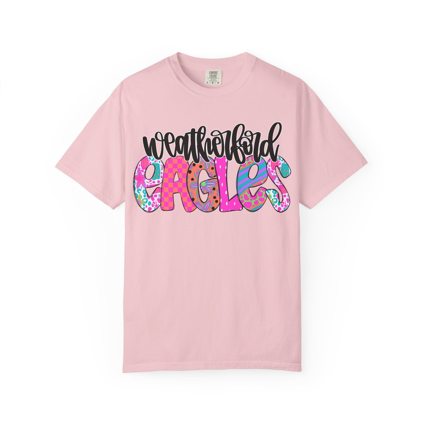 Weatherford Eagles Funky Comfort Colors Tee