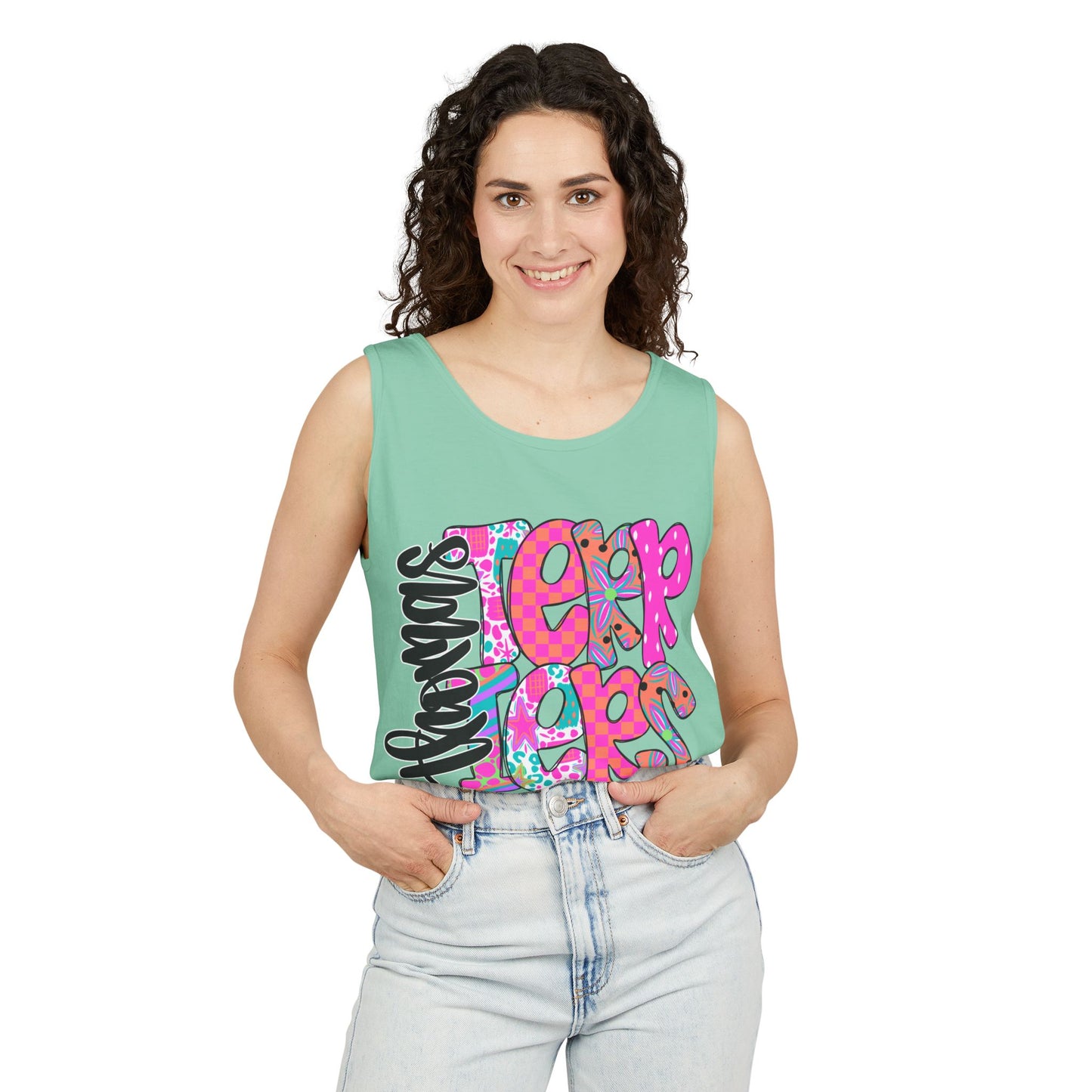 Thomas Terrier Stacked Tank Top Comfort Colors