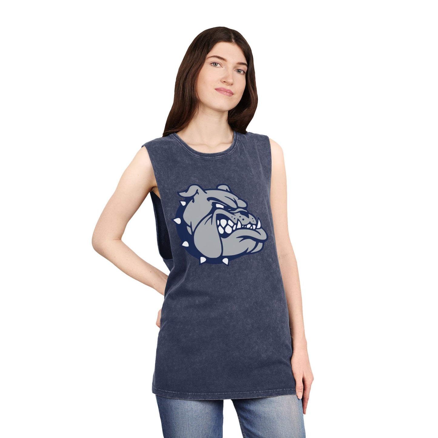 Bulldogs Stonewash Tank Top