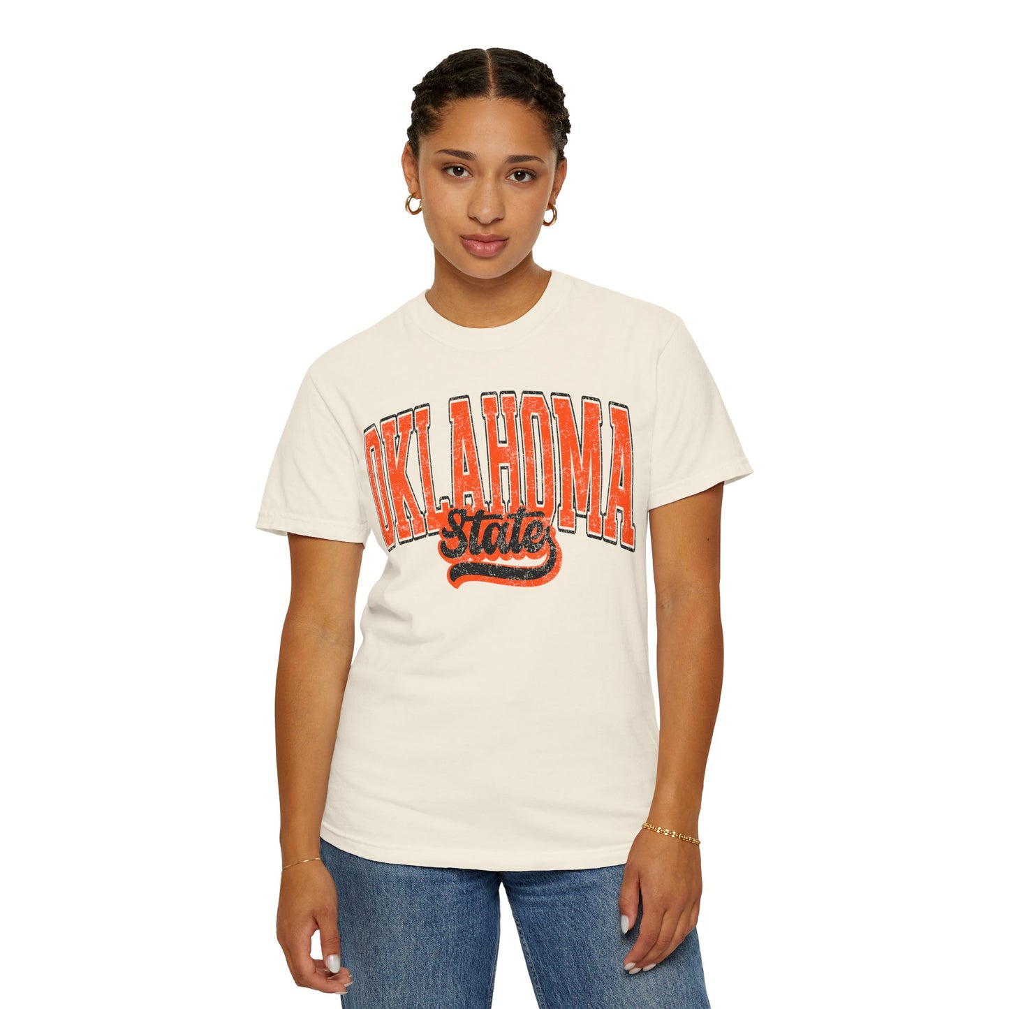 Retro comfort colors tee OKSTATE
