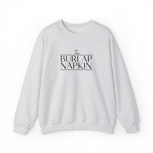 The Burlap Napkin Embroidered Crewneck