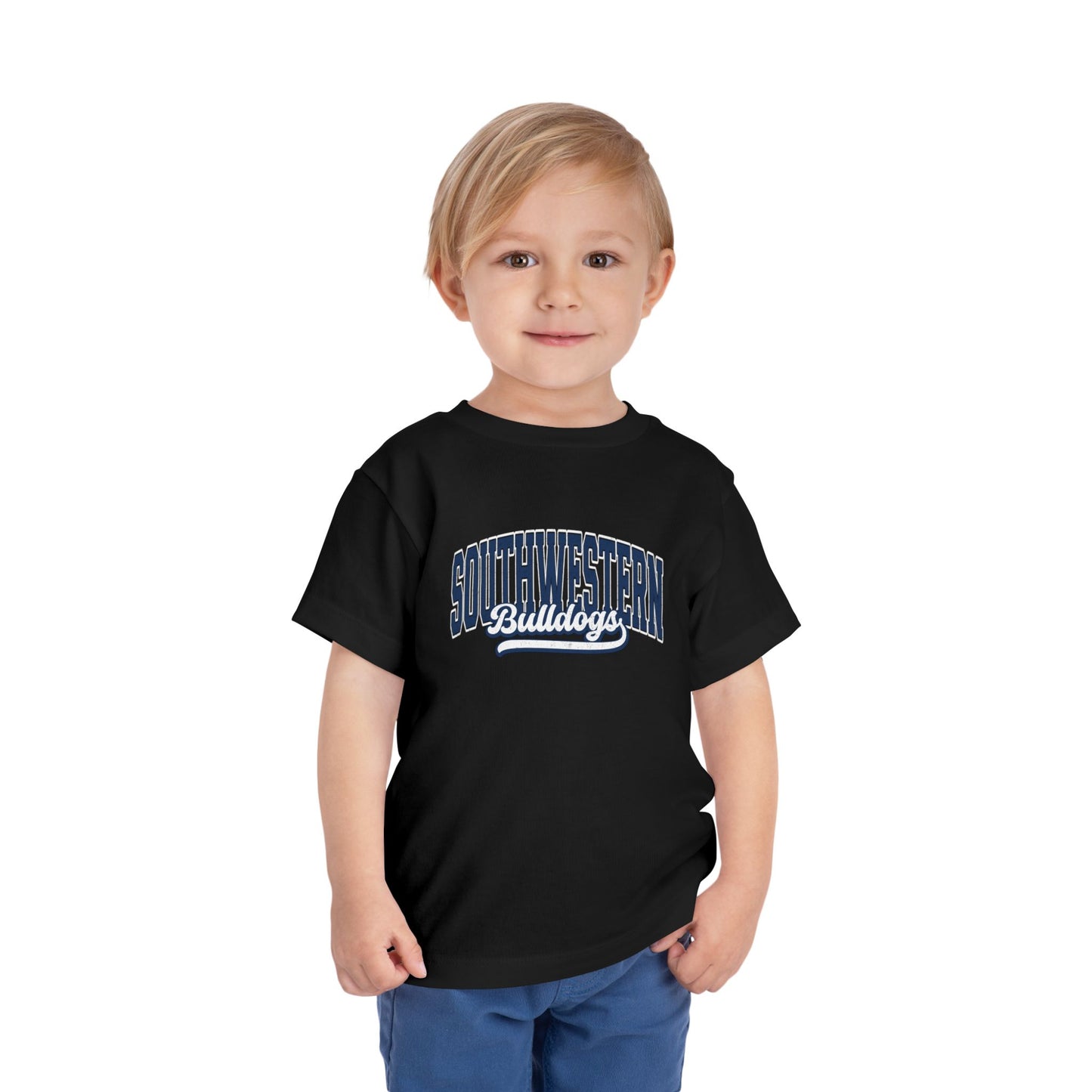 Retro Toddler Tee bulldogs