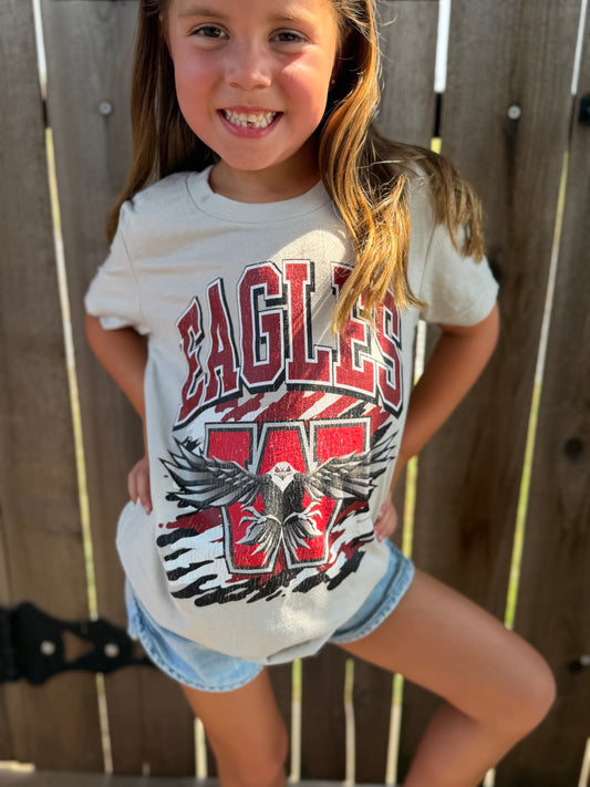 Youth Eagles Short Sleeve Paint Splatter