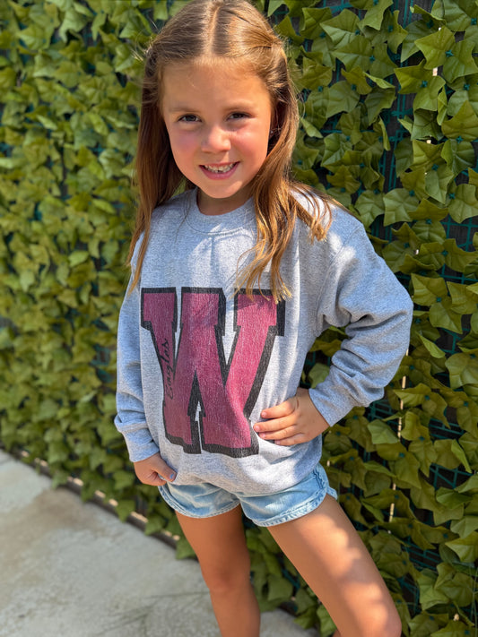 Youth Weatherford Eagles W Crewneck