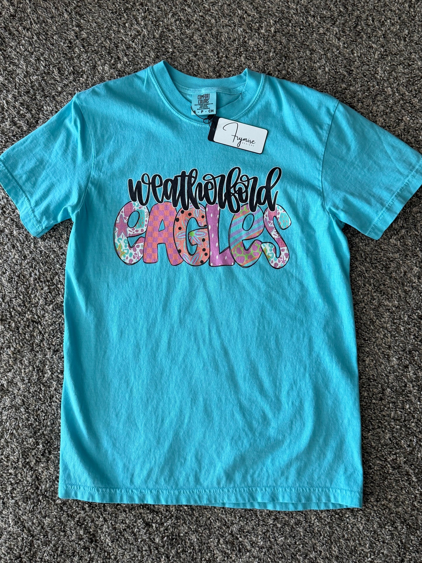 Weatherford Eagles doodle comfort colors