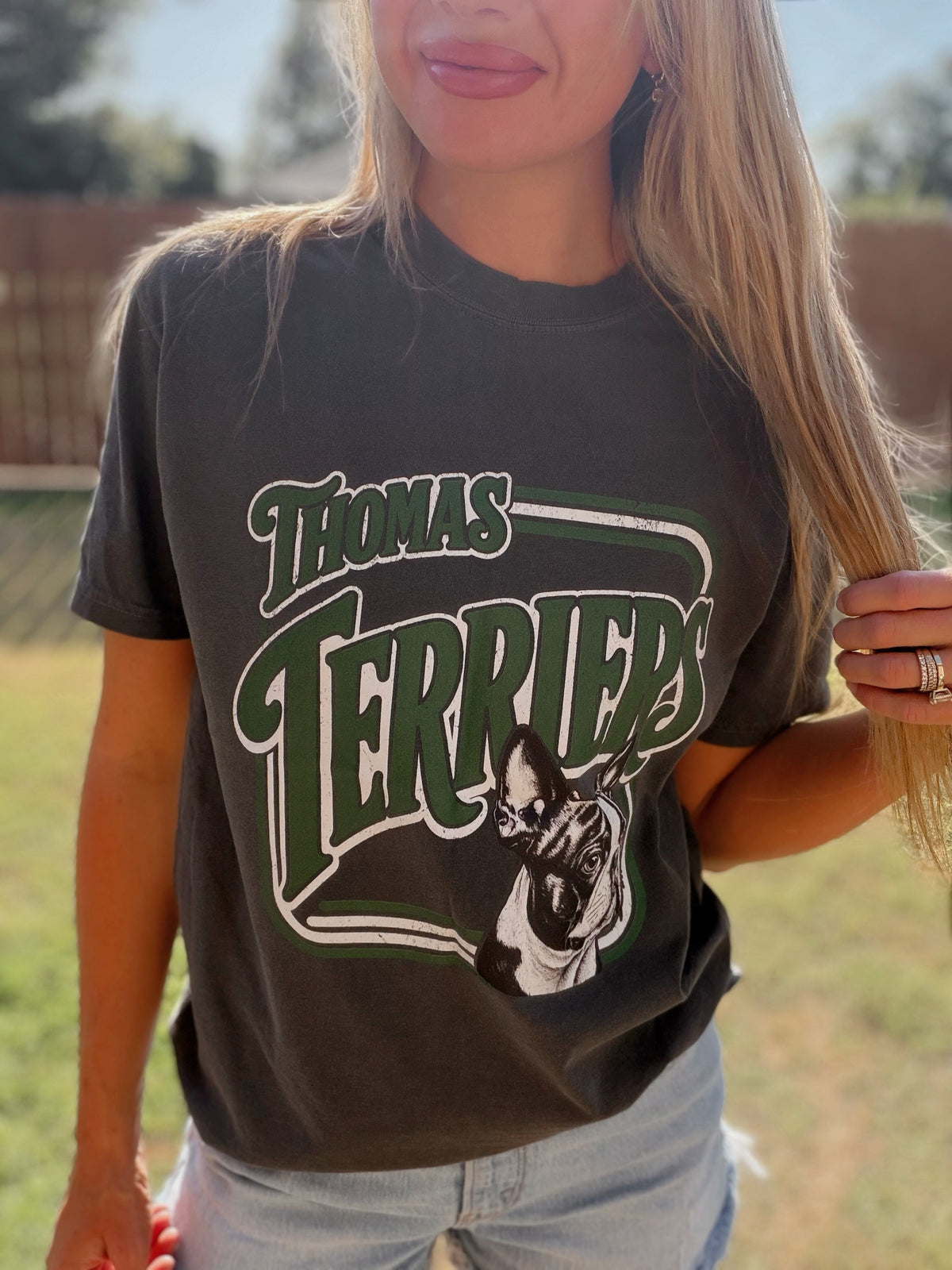 Thomas Terriers Retro Tee