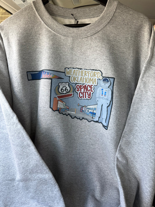 Space city crewneck